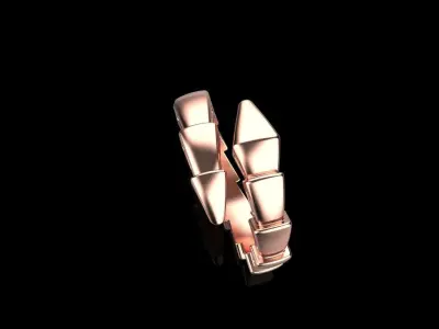 serpenti ring model 569 3D print model