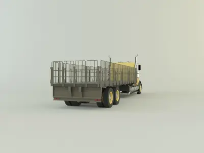 Western star 2018 4900SF truck 3D model