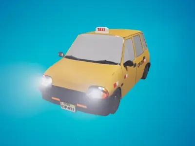 TICO CAR CARTOON  3D model