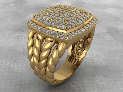 Jewelry Ring 3D print model
