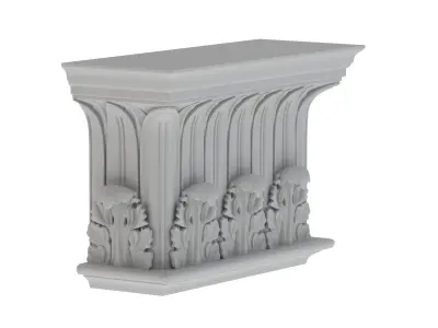 Pilaster Capital 009  3D model