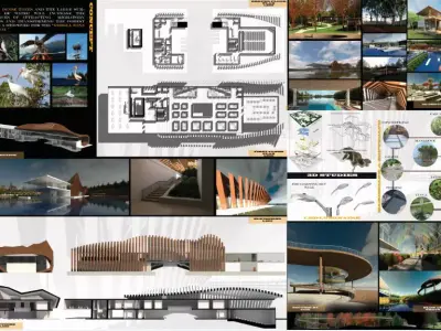 Revit Plants Exhibition  3D model