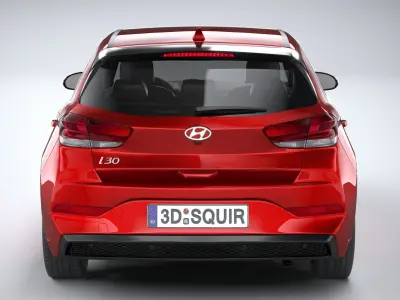 Hyundai i30 Hatchback 2021 3D model