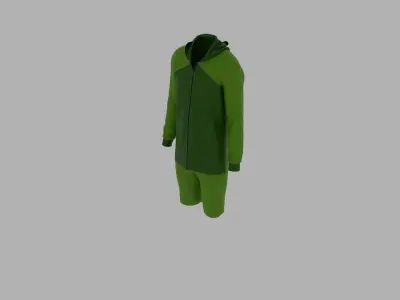 Sport Suit Low-poly 3D model 32