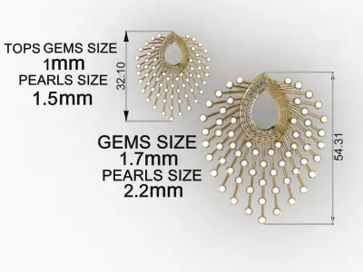 Necklace 3D print model