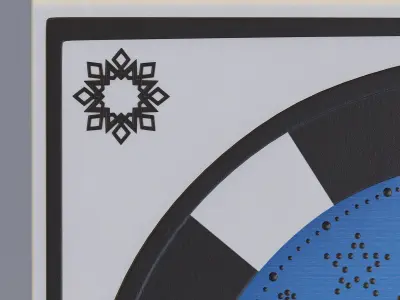 Traditional Tunisian door 3D model