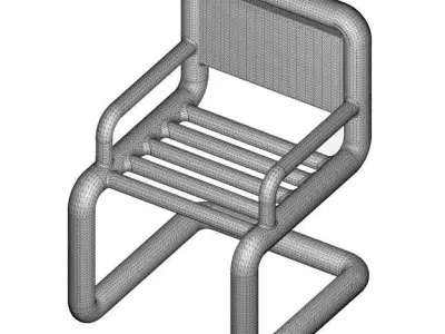 Kids Beauty Chair 3D print model