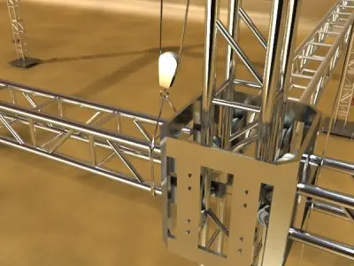 Truss System High Detail 2 0 3D model
