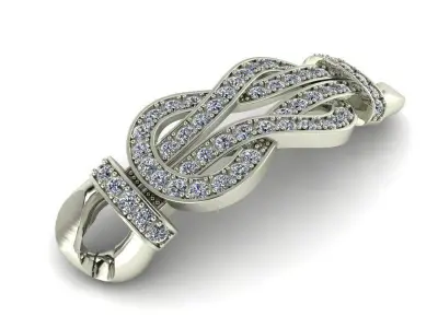 Flower Bracelet 3D print model