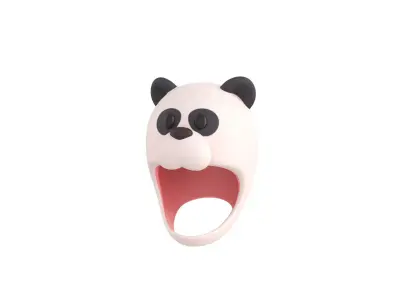 Prop069 Panda Hat 3D model