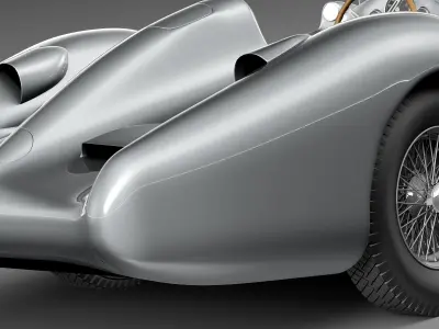 Mercedes-Benz W196 Typ R 1954-1955 3D model