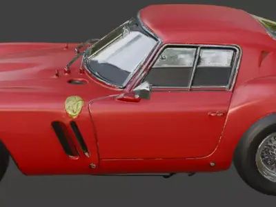 1962 Ferrari 250 GTO  3D print model