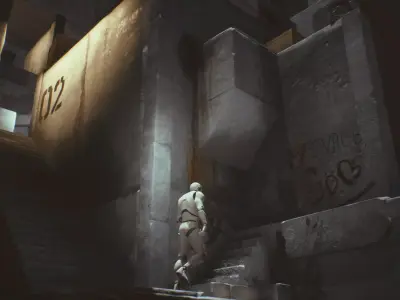 Easy Urban Concrete Kit - Unreal Engine Asset Pack Low-poly 3D model