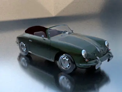 PORSCHE 356 3D model 2