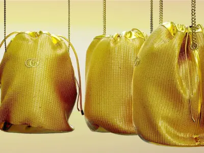 Woman Handbag GUCCI Low-poly 3D model