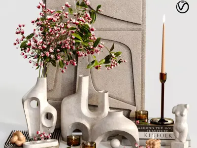 Decor set 003 3D model