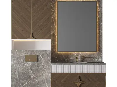 Luxury Bathroom 119 3D model