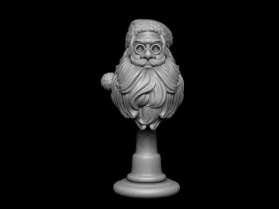 Santa Claus Bust 3D print model