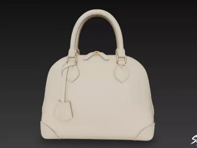 Off White Classic Shoulder Bag Low-poly 3D model