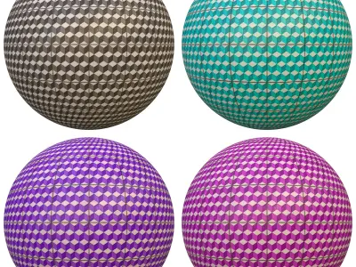 tile patterned 144-seamless-4k-pbr  3D model