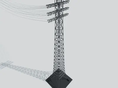 Power Line 3D model