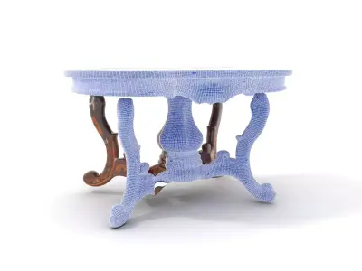 Antique Walnut Table model pack Low-poly 3D model