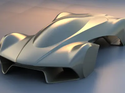 Hypercar Model 1 - basic 3D model