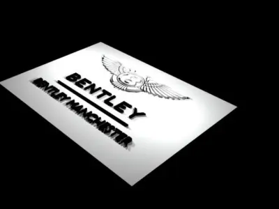 Bentley Logo Free 3D model
