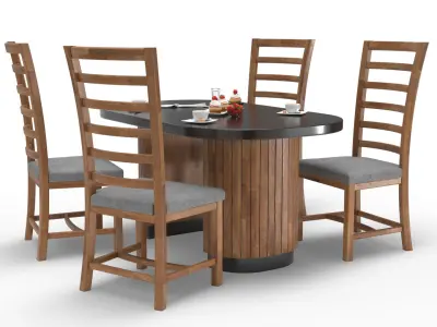 Dining table 3D model order
