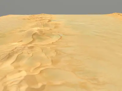 Sand Dunes Northern Africa Free 3D model