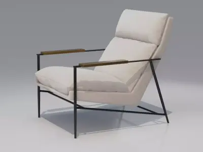 West Elm Kinsley Chair 3D model