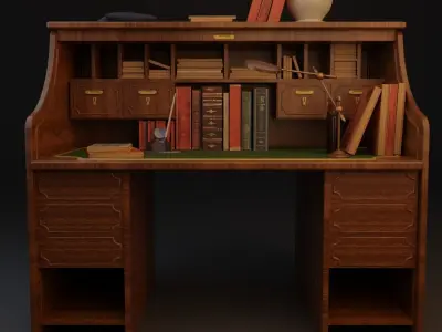 old interior 3D model