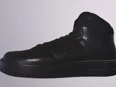 NIKE AIR FORCE 1 HIGH SHOES PBR Low-poly 3D model
