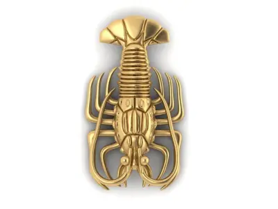 3D Printable Lobster 3D print model 3D print model 3D print model