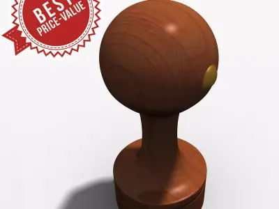 Rubber Stamp circle 3D model