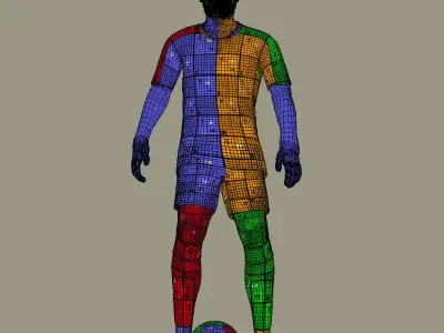 Mohamed Salah Liverpool 24-25 animation 3D model