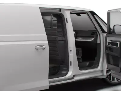 VW ID Buzz Cargo SWB HQInterior 2026 3D model