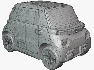 Opel Rocks-e 2022 exterior 3D model