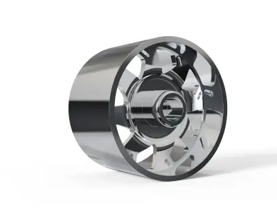 REAR forgiato Forata DURO DUALLY WHEEL Free 3D print model