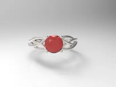 Knot ring  3D print model