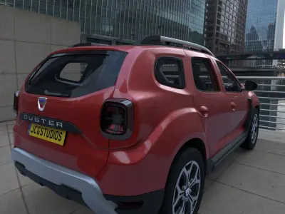 Dacia Duster Prestige with HQ interior 2019  3D model