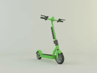 Electric Scooter 3D model
