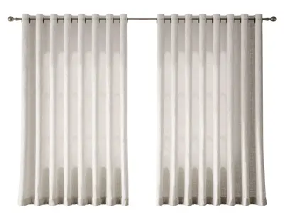 Curtains 25 3D model