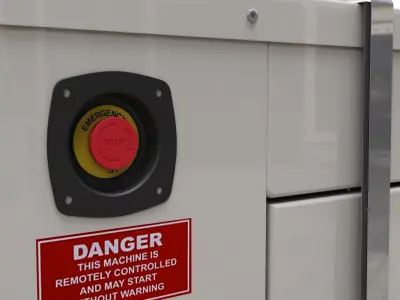 Diesel Generator 3D model