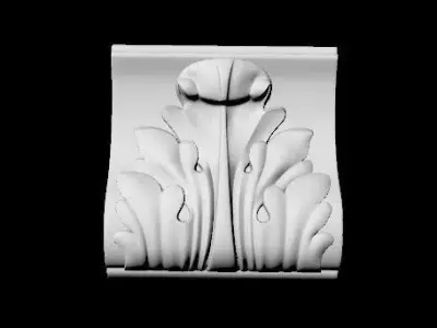 carved pilaster 3D model order