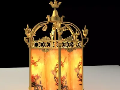Chinese lantern 3D model 18