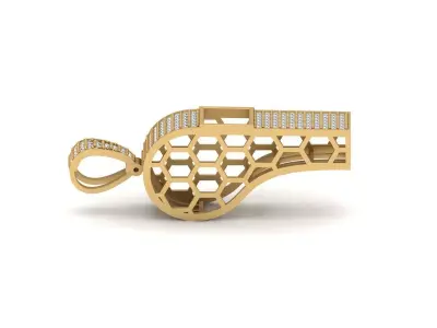 Whistle 3d print model free 3D print model