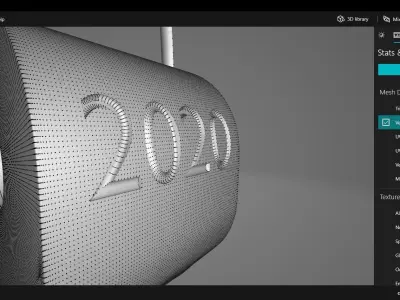 toilet paper christmas ornament 3D print model