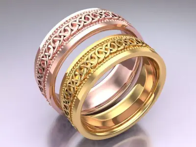 Wedding Rings - N192056 3D print model