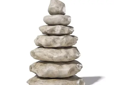 Rock Pile 3D Model 3D model